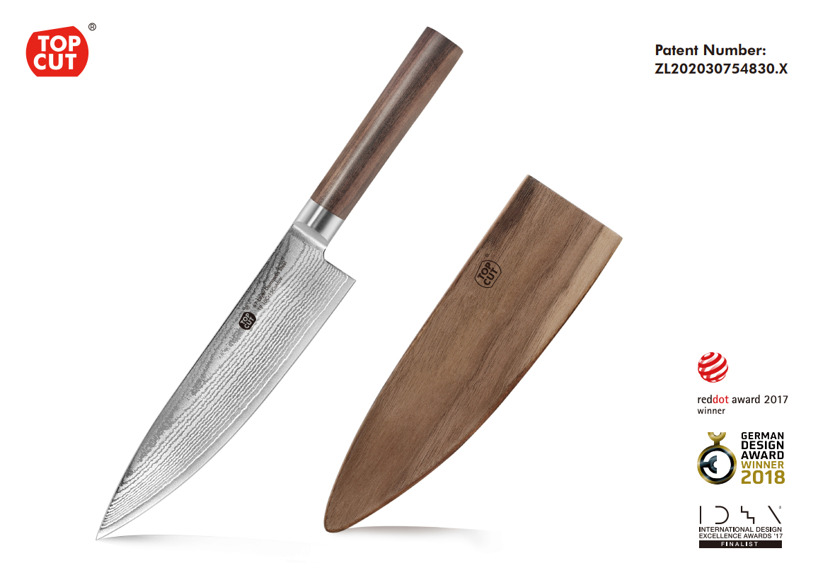 J2-01 Damascus Kitchen Knife Set