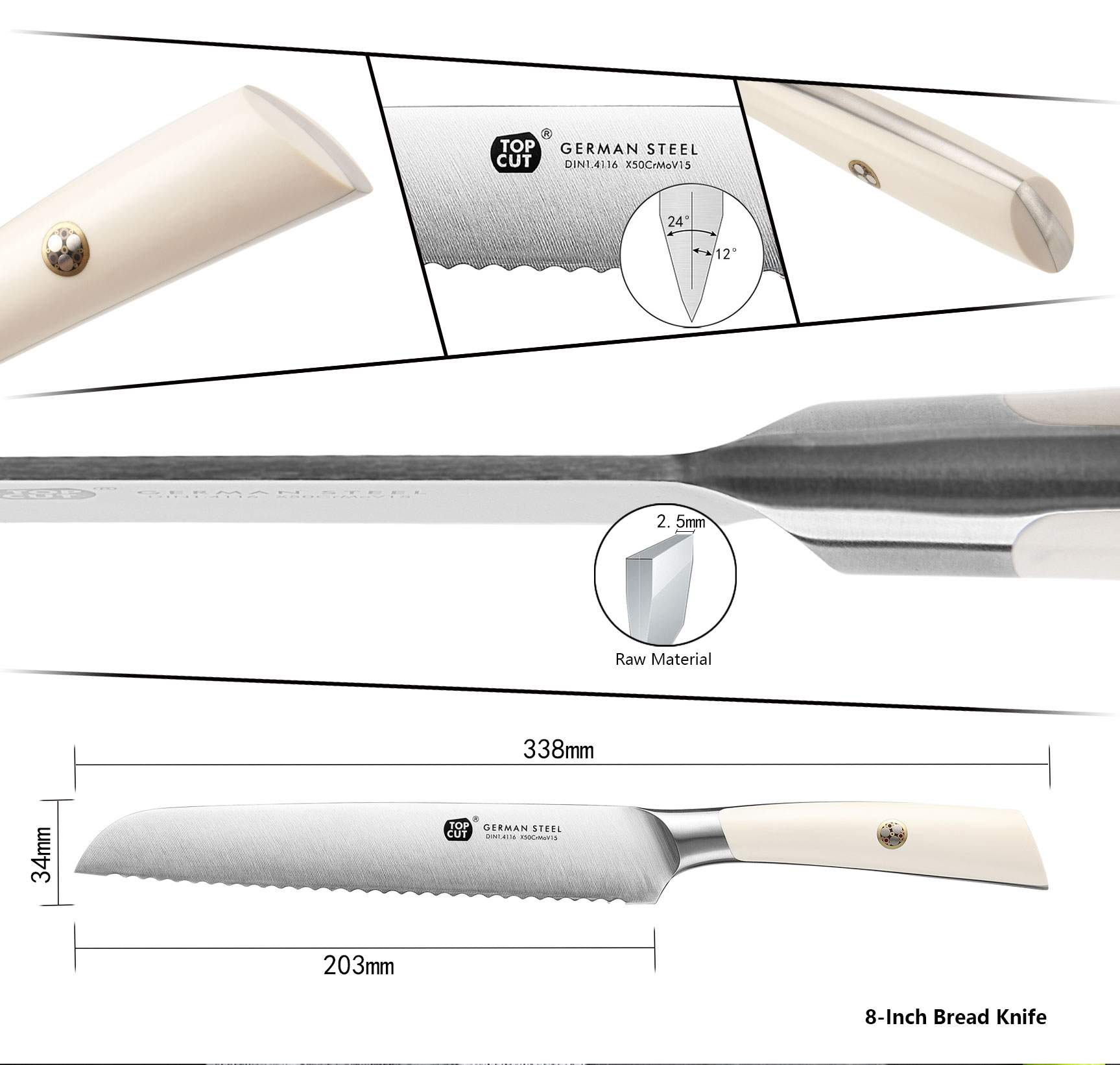 HA Series Bread Knife