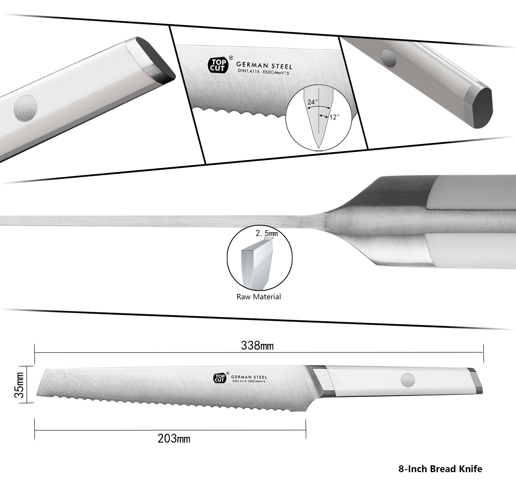 HB Series Bread Knife