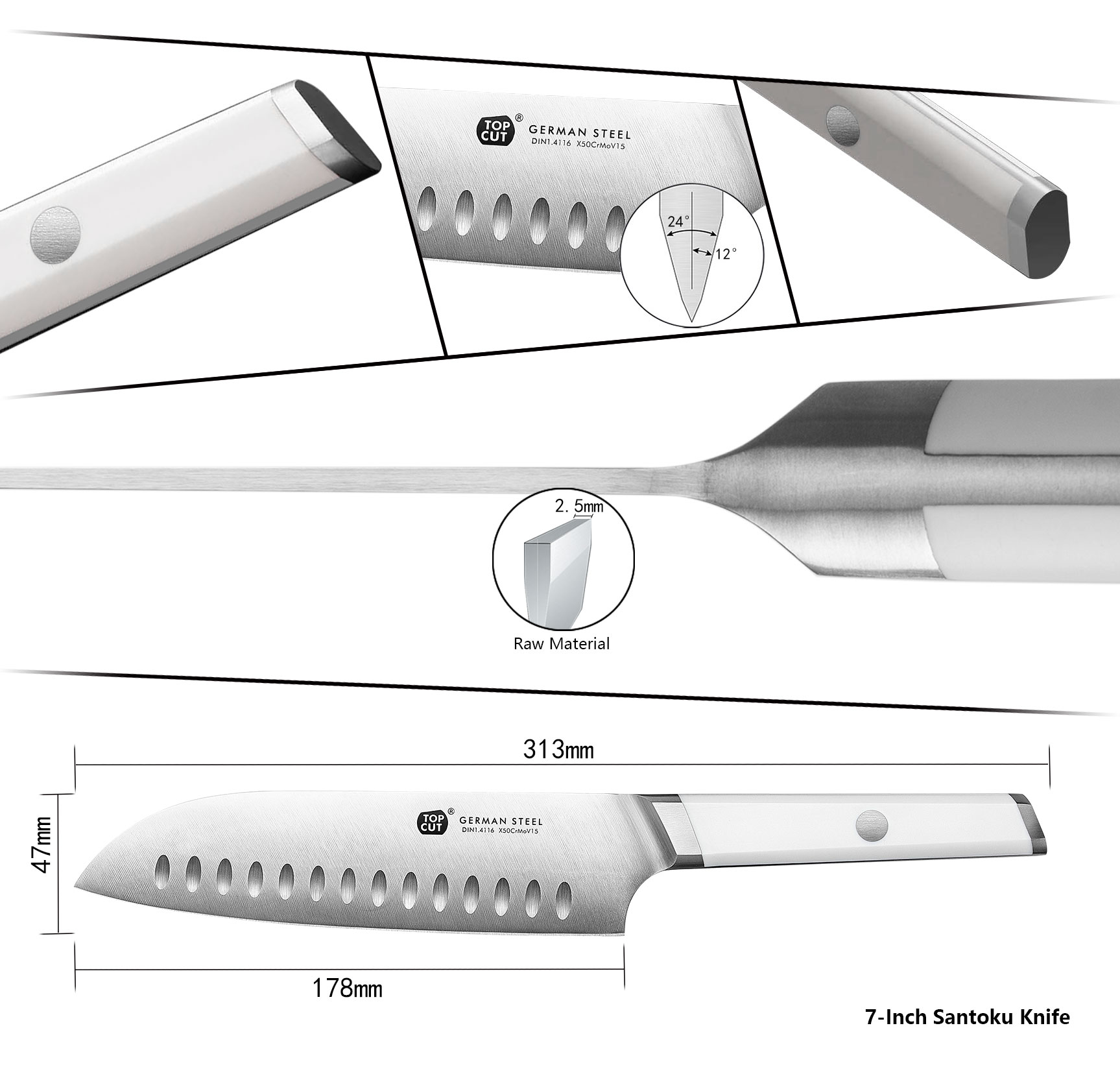 HB Series Santoku Knife