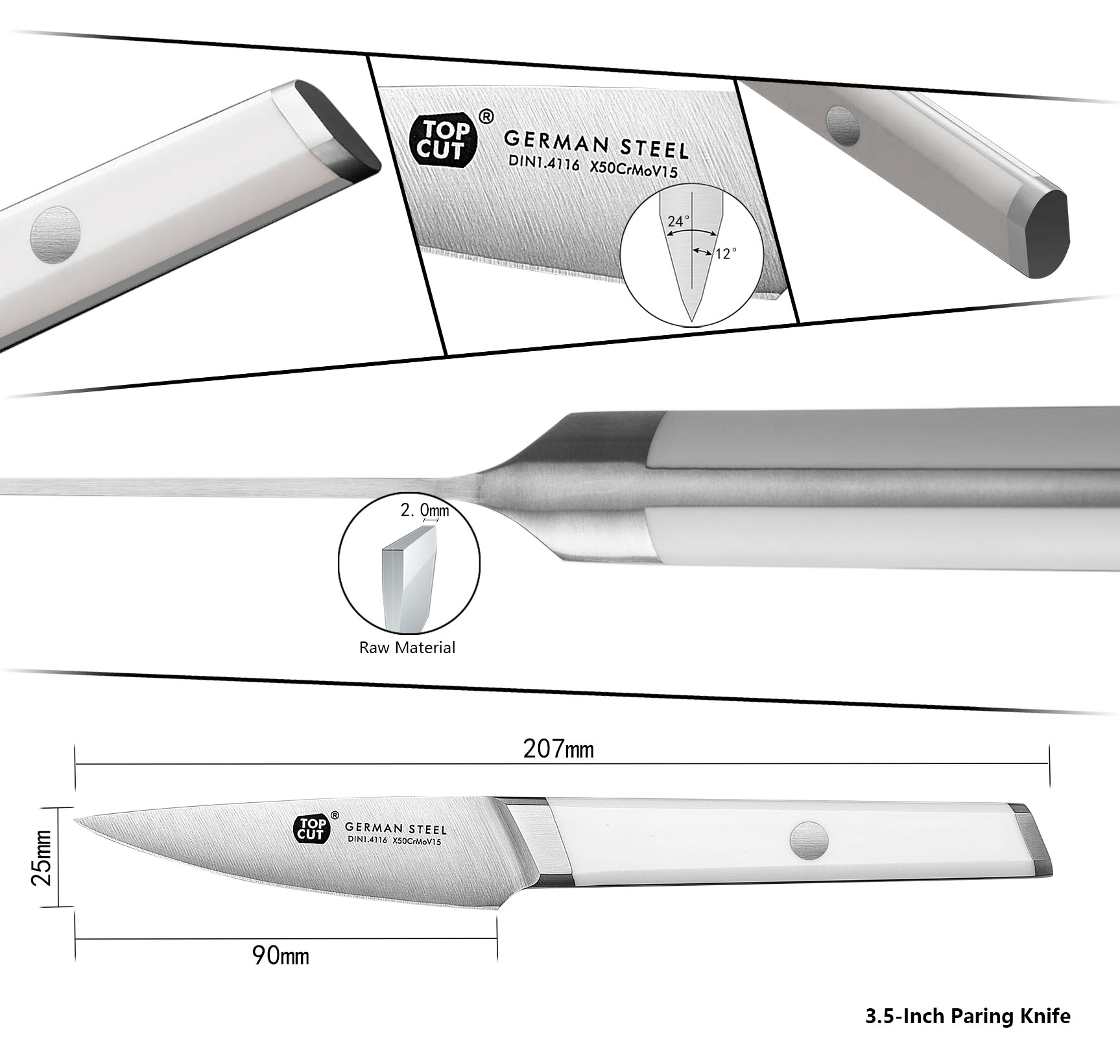 HB Series Paring Knife