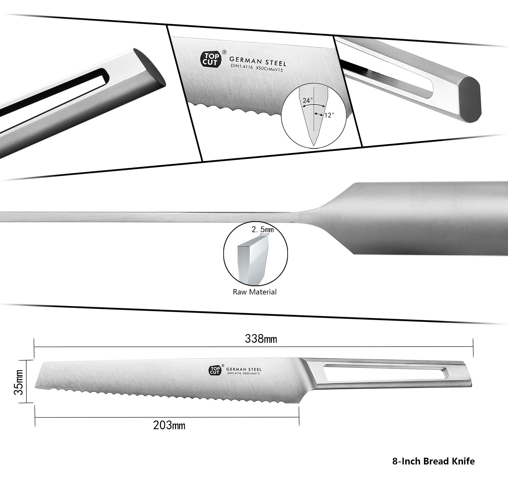 HC Series Bread Knife