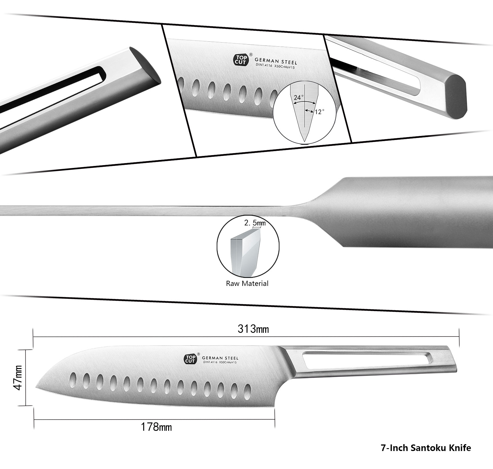 HC Series Santoku Knife