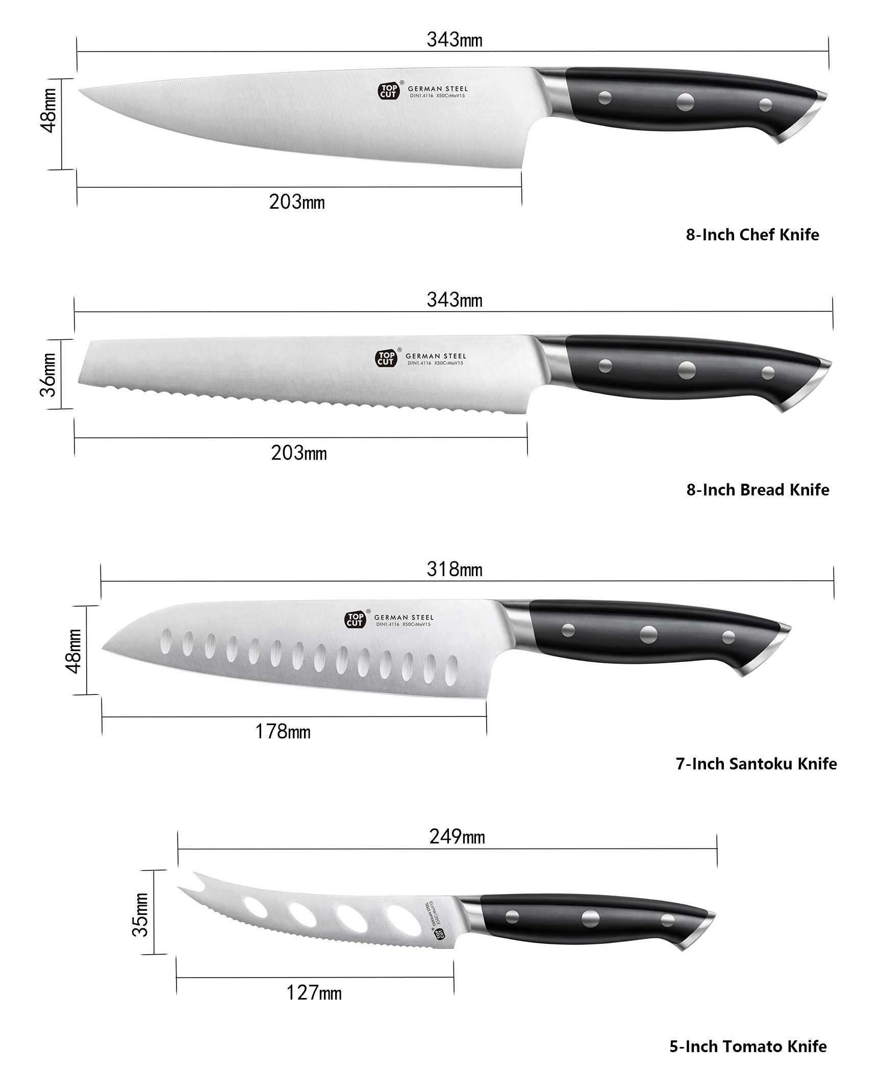 M11 Series Kitchen Knife Set