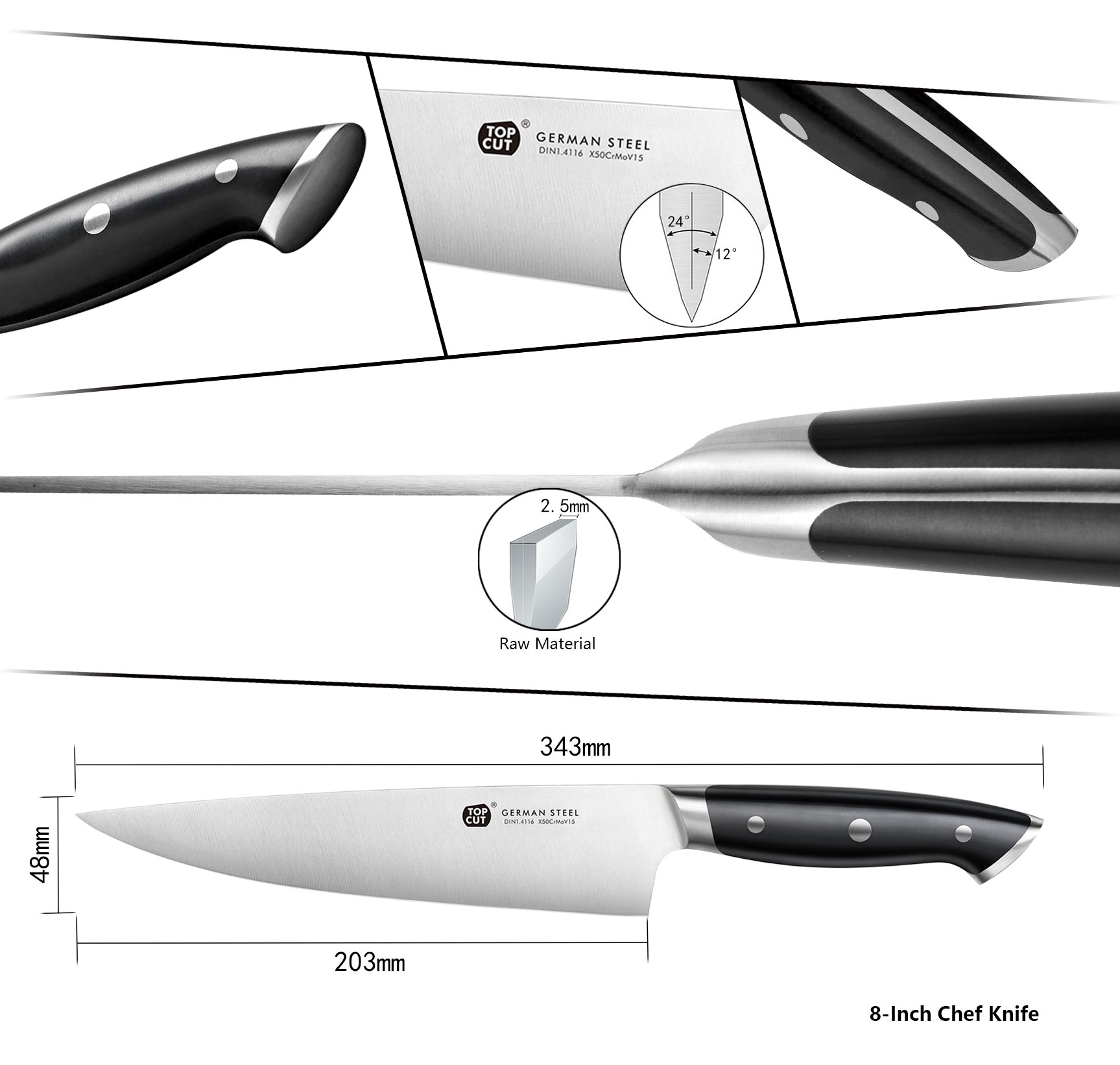 M11 Series Chef Knife