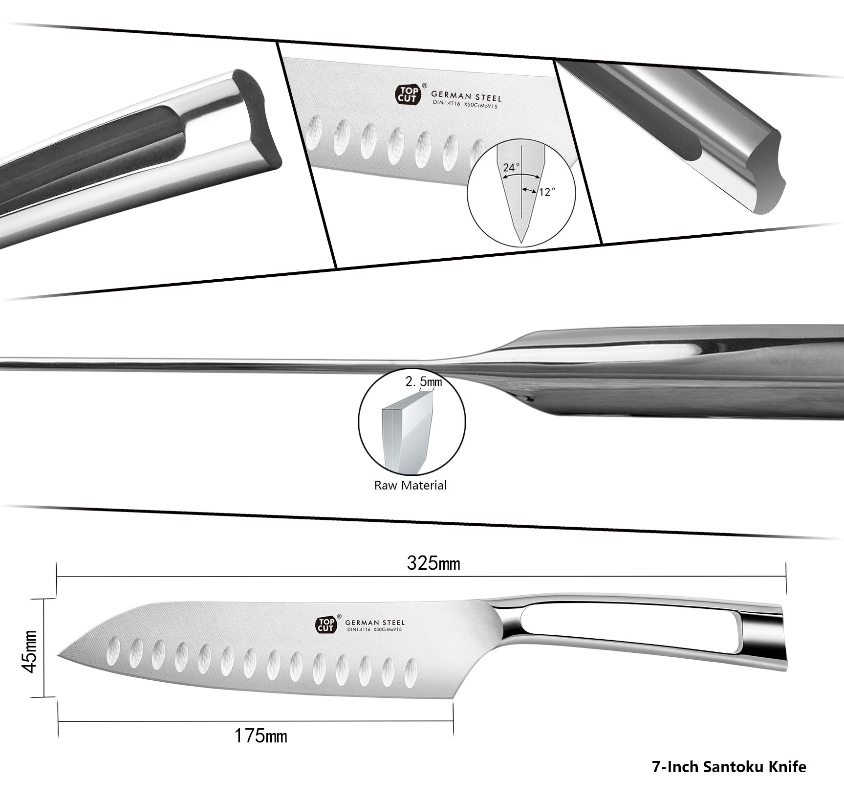 N1 Series Santoku Knife