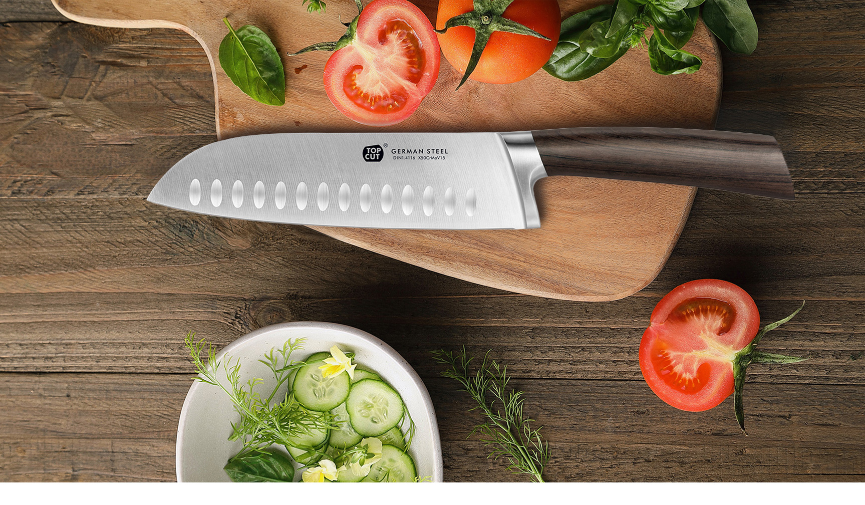 W3 Series Santoku Knife