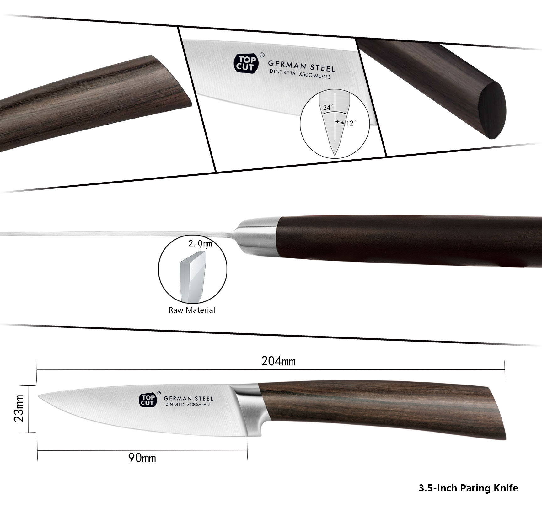 W3 Series Paring Knife