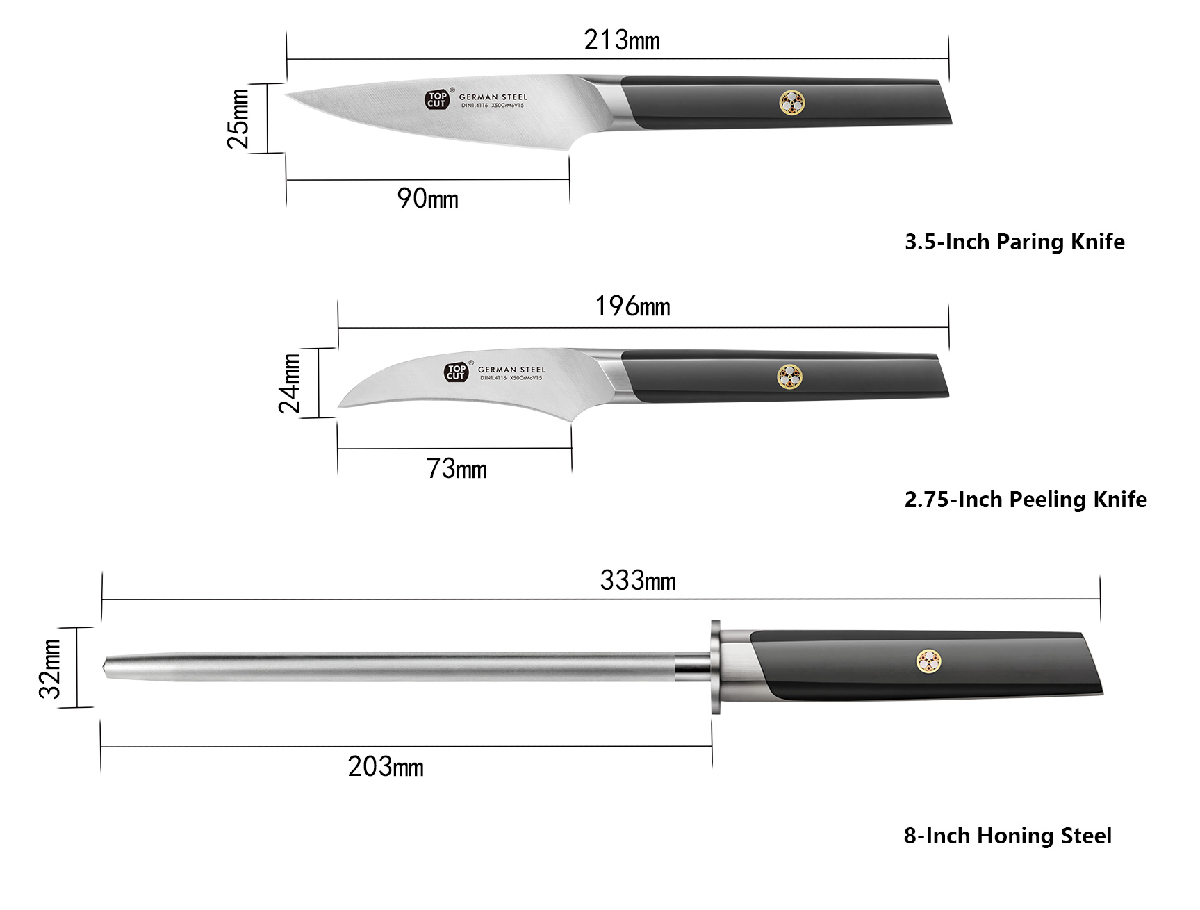 M55 Series Kitchen Knife Set