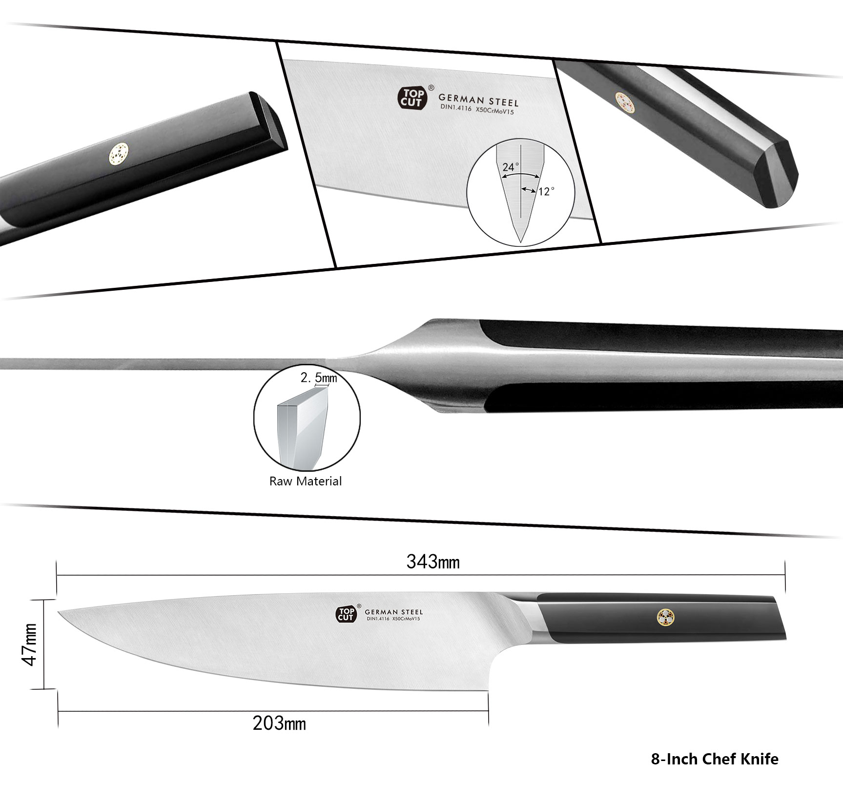 M55 Series Chef Knife