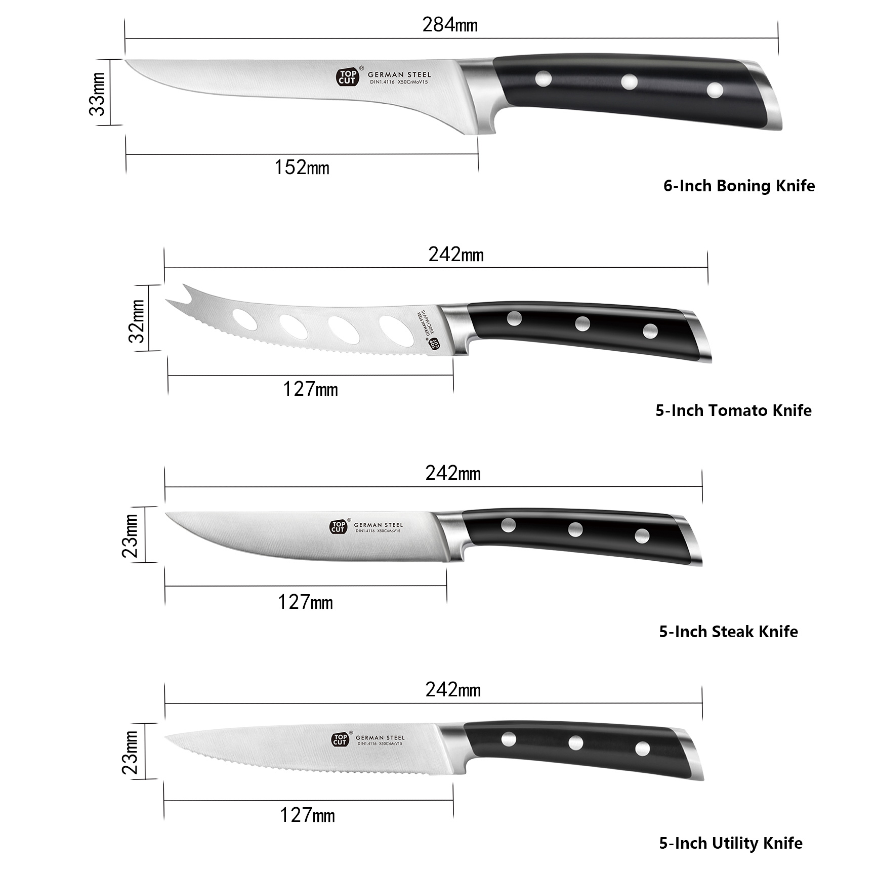 N4 Series Kitchen Knife Set