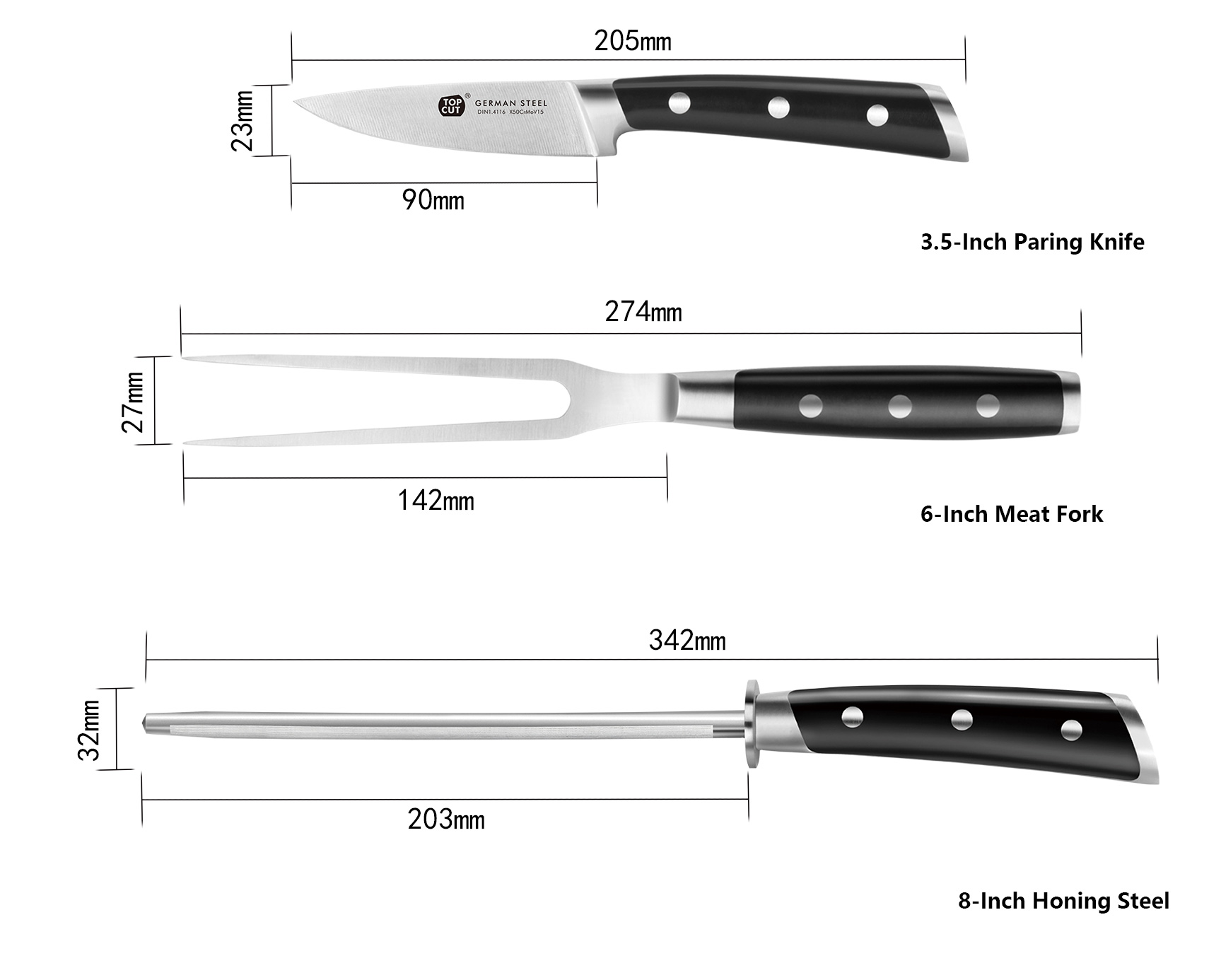 N4 Series Kitchen Knife Set