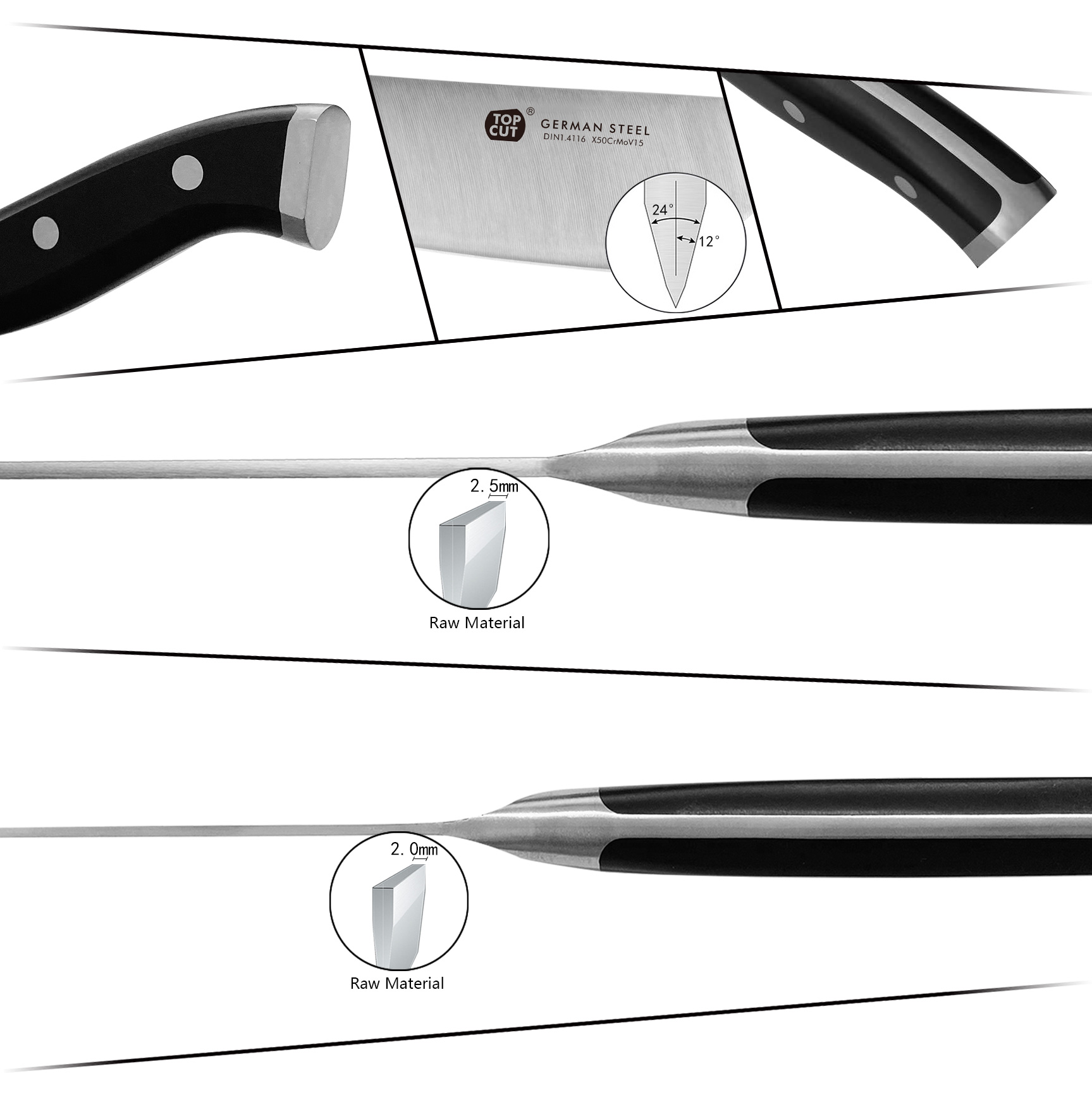 D Series Kitchen Knife Set