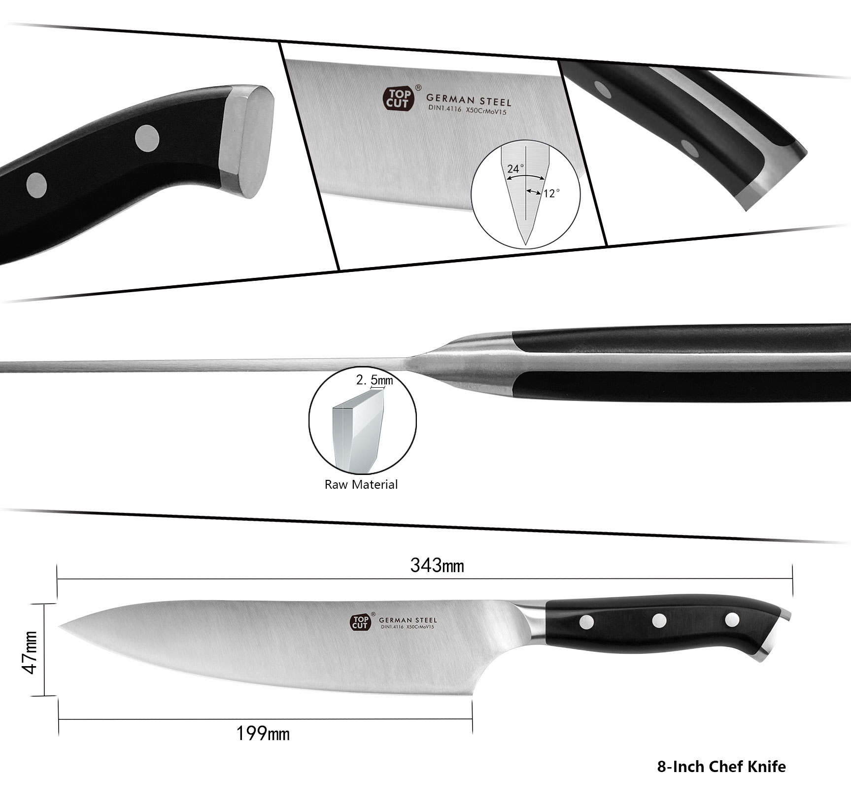 D Series Chef Knife