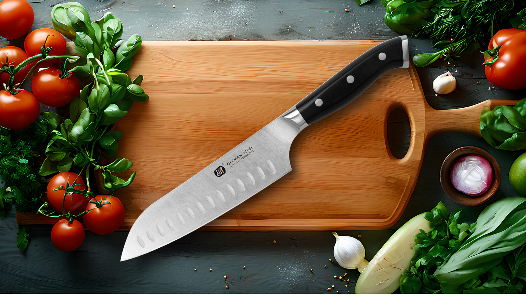 D Series Santoku Knife