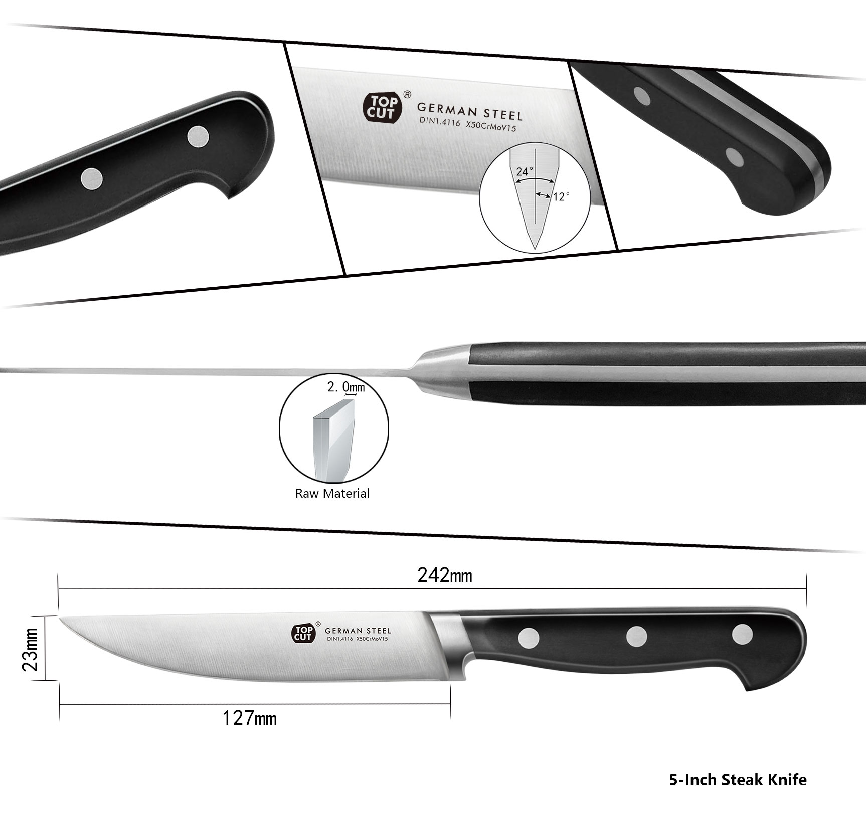 V2 Series Steak Knife