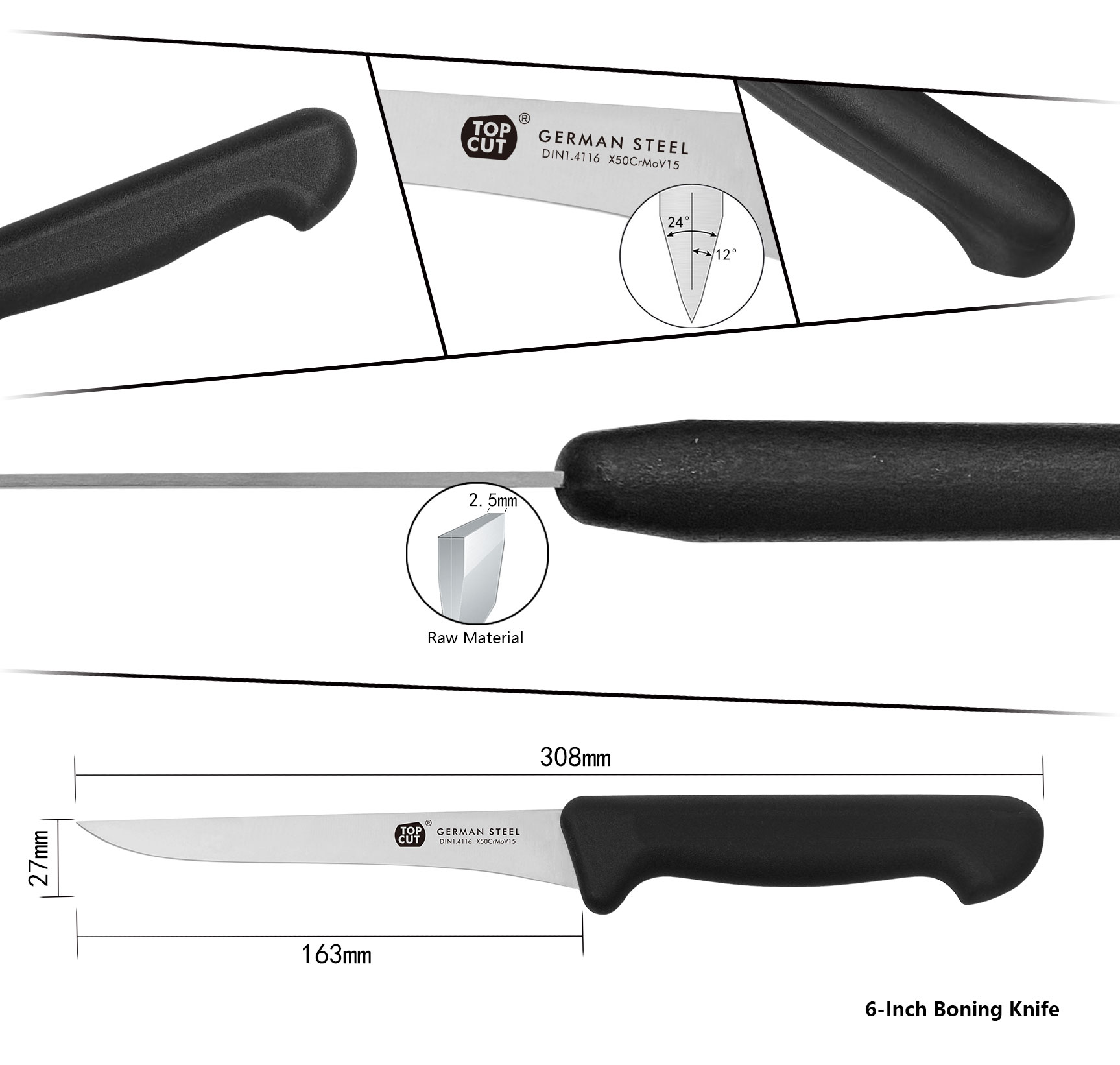 TP2 Series Boning Knife