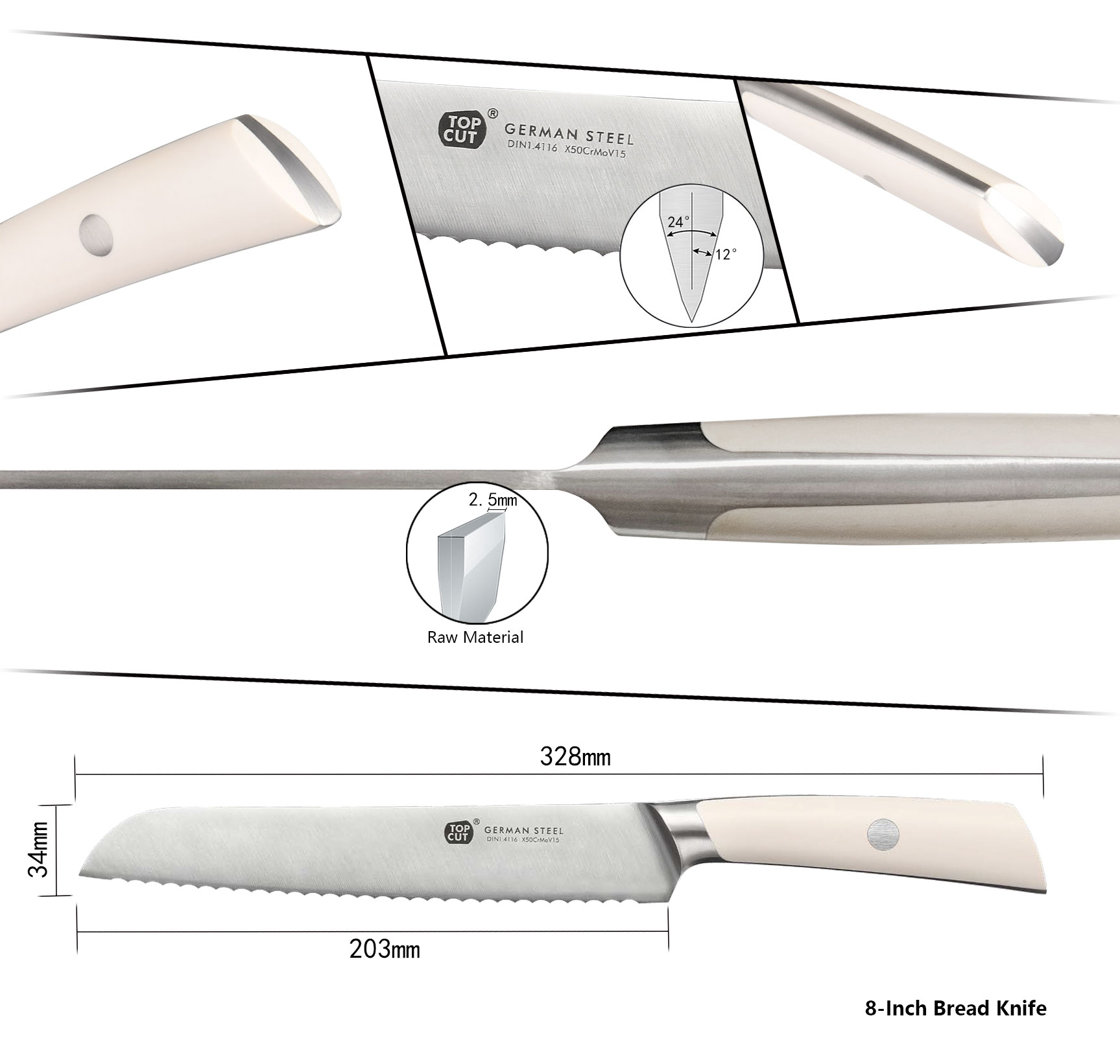 HE Series Bread Knife