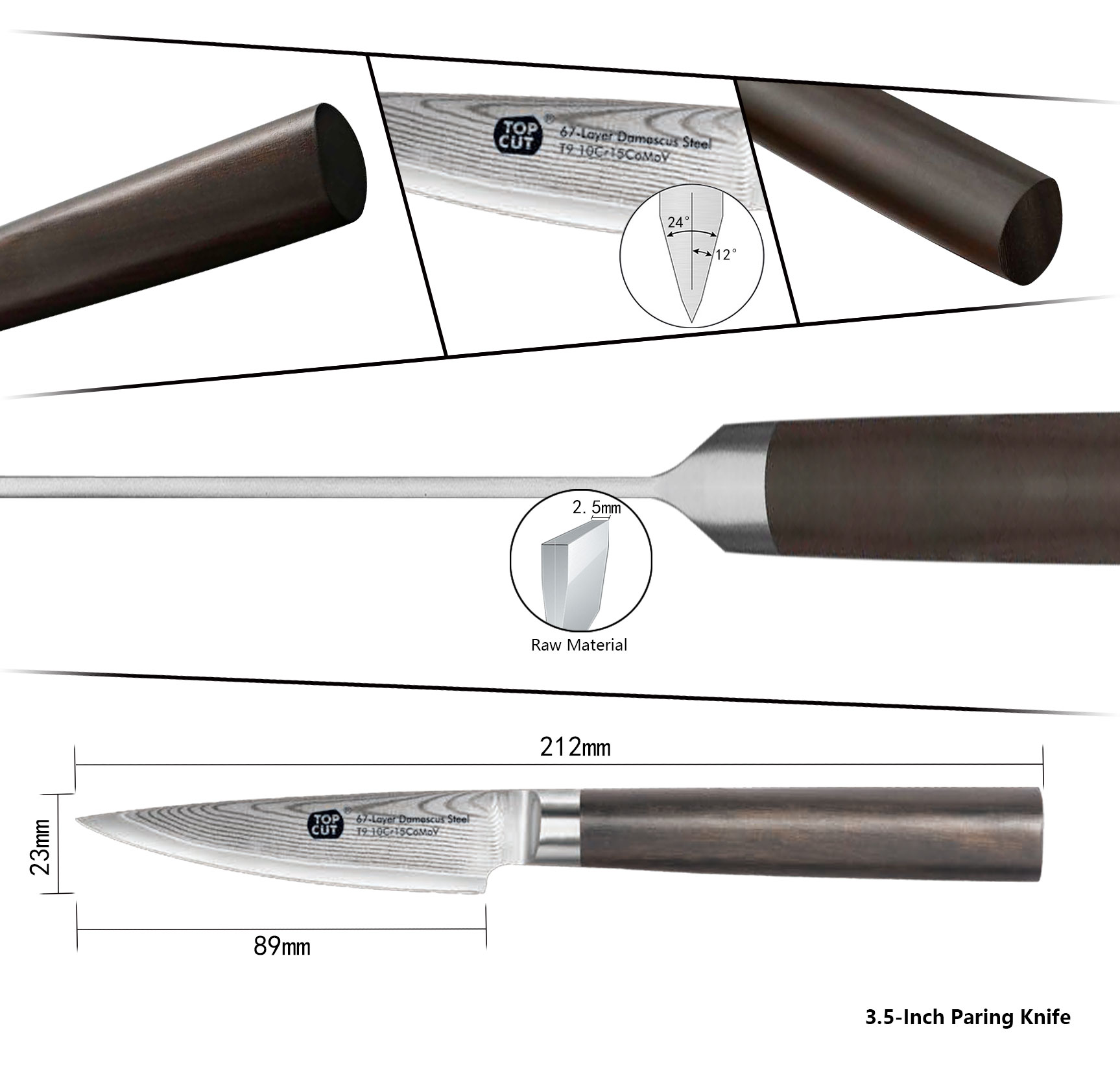 J2 Series Paring Knife